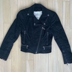 Karl Lagerfeld Black Biker Jacket - good condition
